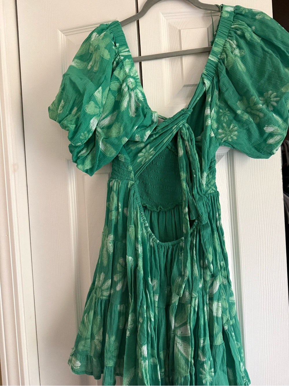 Green Free People Perfect Day Mini Dress Size XS - Picture 2 of 4